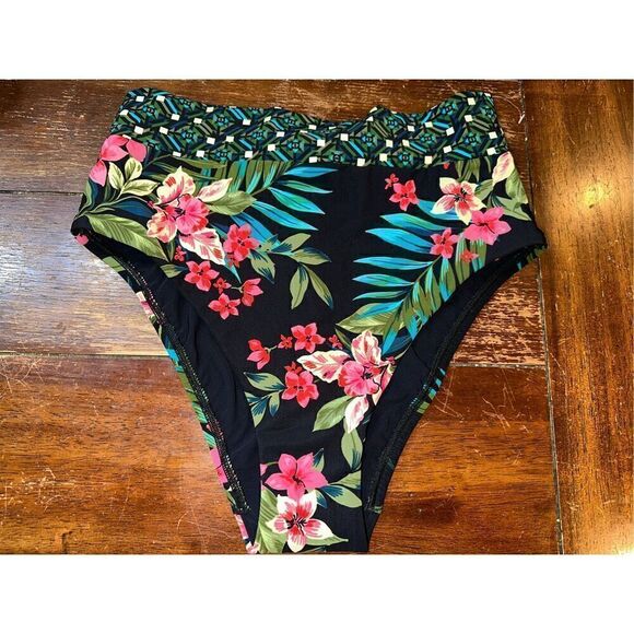 Skinny Dippers Women's Swimwear Honeybuns High Waist Tummy Control Swim Bottom - Picture 2 of 6